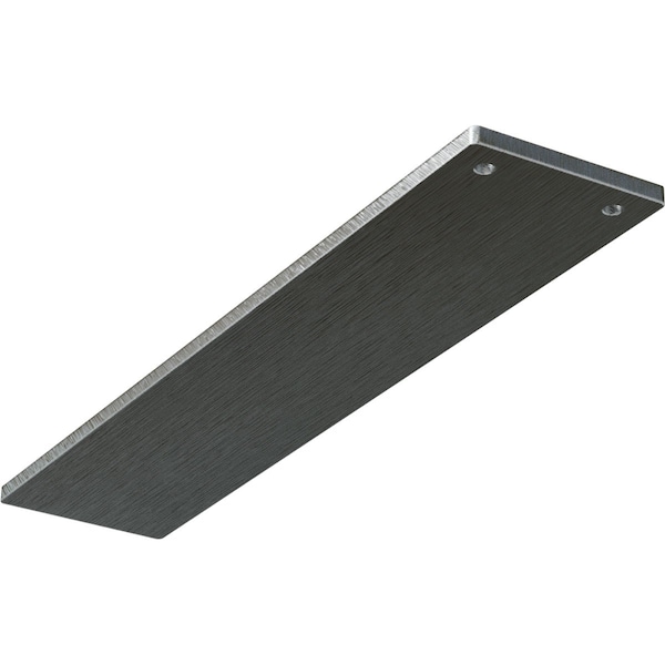 Ekena Millwork 3"W x 14"D Logan Hidden Support Steel Bracket w/ 10" Support Depth, Unfinished BKTM03X14LOCRS - main